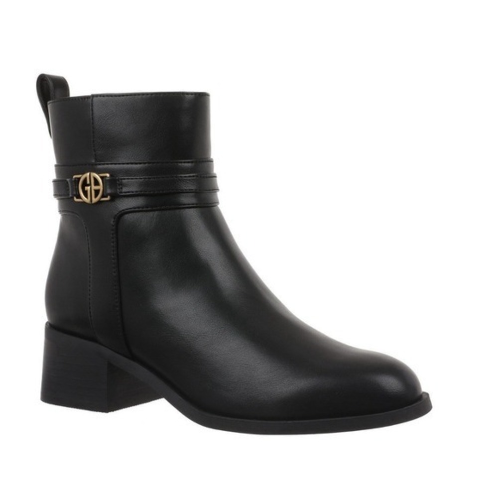 Giani Bernini Women's Masonn  Round Toe Block Dress Booties Size 8